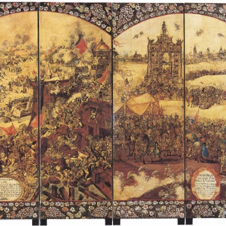 Biombo de las batallas de Alejandro F.