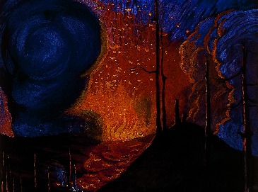 Paisaje Paricutín - Gerardo Murillo, Dr. Atl