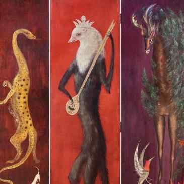 Biombo de animales