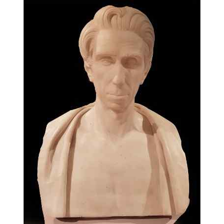 Retratos de busto de Manuel Tolsá, Fernando José Mangino, Francisco Javier Echeverría y Bernardo Couto.