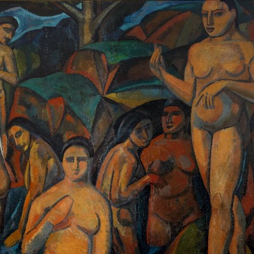 Les grandes baigneuses