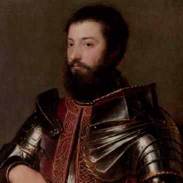Retrato de hombre en armadura