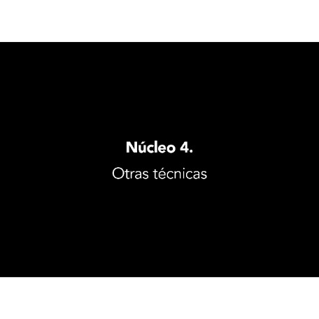 Núcleo 4. Otras técnicas